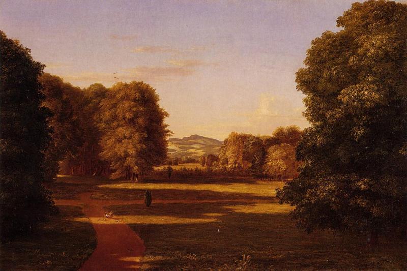 Thomas Cole The Gardens of Van Rensselaer Manor House